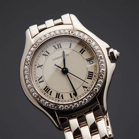 cartier cougar watch|cartier cougar diamond watch.